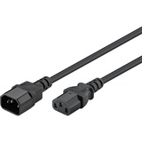 goobay Câble d'alimentation C14 > C13, Câble d'extension Noir