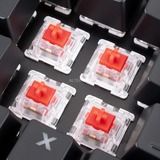 Sharkoon SKILLER SGK40, clavier gaming Noir, Layout BE, Huano Red, BE Layout, Huano Red, RGB LED