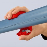 KNIPEX BiX 90 22 10 BK, Coupe-tube Rouge/Bleu