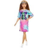 Mattel Fashionistas Doll 159 - Robe T-Shirt Tie-Dye, Poupée 