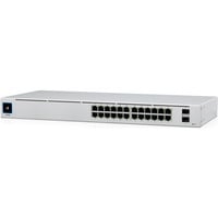Ubiquiti UniFi 24-Port PoE Géré L2/L3 Gigabit Ethernet (10/100/1000) Connexion Ethernet, supportant l'alimentation via ce port (PoE) 1U Argent, Switch Géré, L2/L3, Gigabit Ethernet (10/100/1000), Connexion Ethernet, supportant l'alimentation via ce port (PoE), Grille de montage, 1U