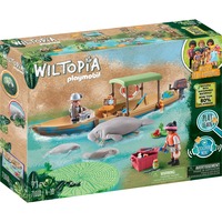 PLAYMOBIL Wiltopia - Pirogue et lamantins, Jouets de construction 71010