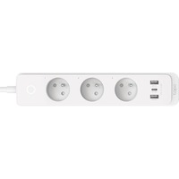 TP-Link Prise wifi intelligente Tapo P300, Multiprise Blanc, 1,5 mètre, 2x USB-A, USB-C