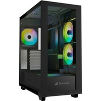 Sharkoon Rebel C60 RGB boîtier midi tower Noir | 2x USB-A | 1x USB-C | RGB | Window