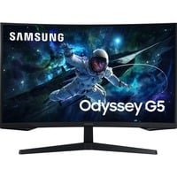 SAMSUNG Odyssey G5 G55C 32" Moniteur gaming incurvé Noir, 1x HDMI, 1x DisplayPort, 165 Hz
