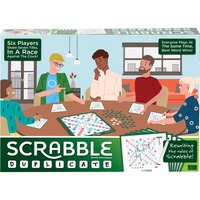 Mattel Scrabble - Duplicate, Jeu de société Multilingue, 2 - 6 joueurs, 10 ans et plus
