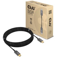 Club 3D AOC certifié HDMI, Câble Noir, 10 mètres, 4K 120Hz, 8K 60Hz