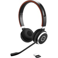 Jabra Evolve 65 Casque Avec fil &sans fil Arceau Appels/Musique Micro-USB Bluetooth Noir on-ear Noir/Argent, Avec fil &sans fil, Appels/Musique, 20 - 20000 Hz, 310 g, Casque, Noir