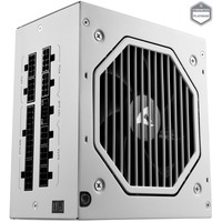 Sharkoon Rebel P20 1000 White alimentation Blanc, 1x 12VHPWR, 4x PCIe, gestion des câbles
