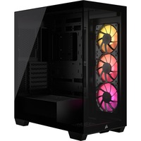 Corsair 3500X ARGB boîtier midi tower Noir | 2x USB-A | 1x USB-C | RGB | Verre Trempé