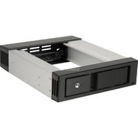 ICY BOX IB-158SK-B 13,3 cm (5.25") Panneau de support Noir, Cadrage Noir, 13,3 cm (5.25"), Panneau de support, 3.5", SATA, SATA II, SATA III, Noir, Aluminium