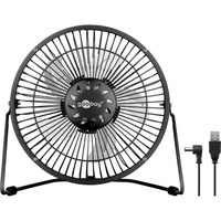 goobay 8" Ventilateur USB Noir, Ventilateur, Noir, Métal, 1,2 m, 1 pièce(s), Boîte