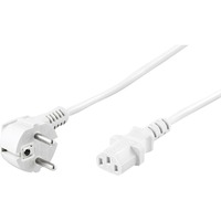 goobay Câble d'alimentation 5,0m Blanc, 5 m, Blanc